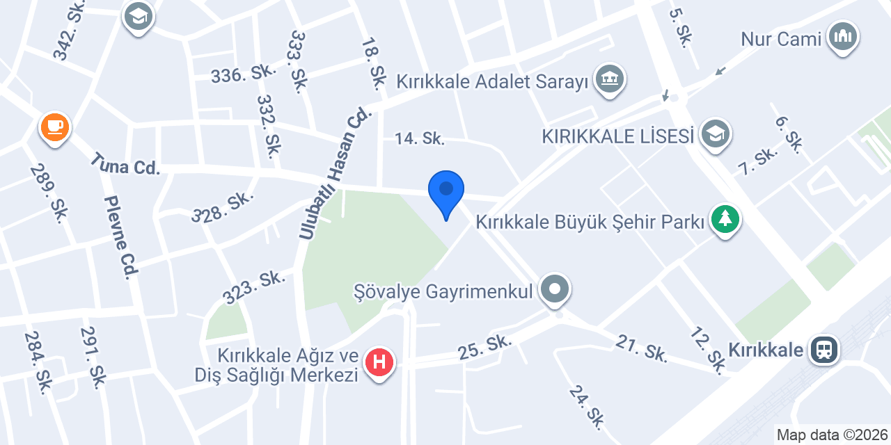 Kırıkkale İl Halk Kütüphanesi konumu