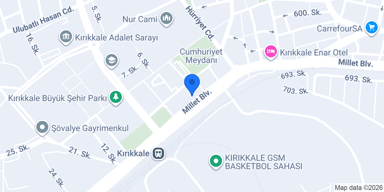Av. Ali Meriç Türkmenoğlu konumu