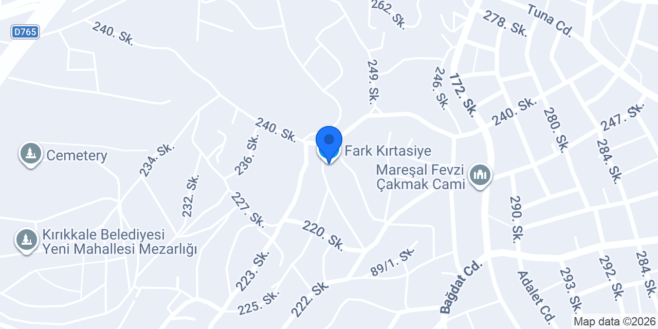 Fark Kırtasiye konumu