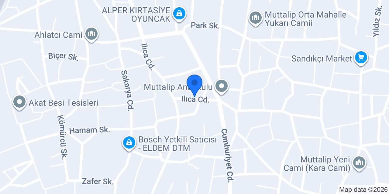 ERKEK KUAFÖRÜ AHMET konumu
