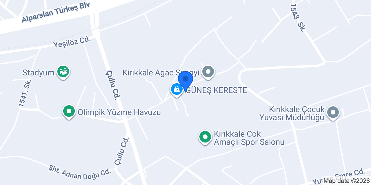 ÖZBAŞAK KERESTE konumu