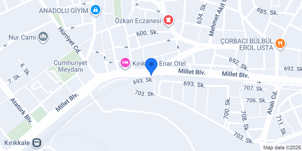 ÇETINER ELEKTRİK konumu