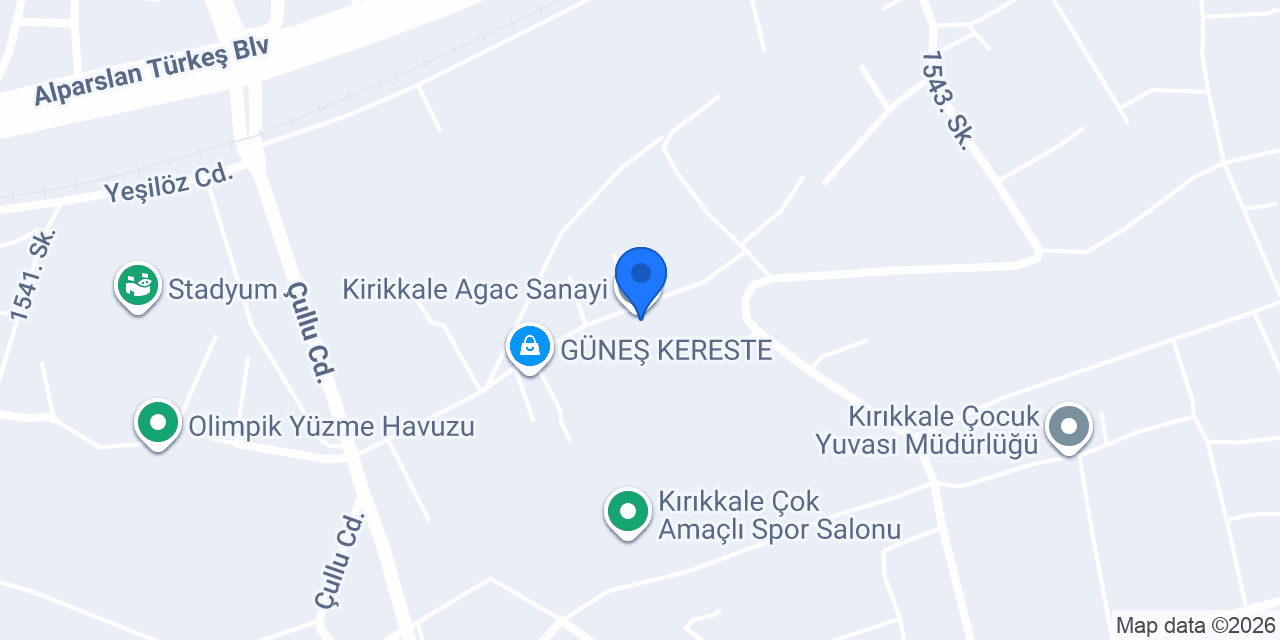 Kirikkale Agac Sanayi konumu