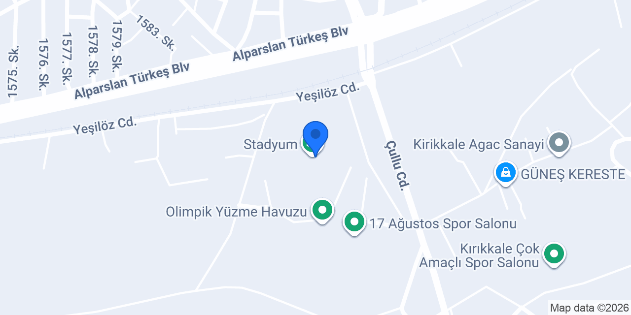 Başpınar Stadyumu konumu