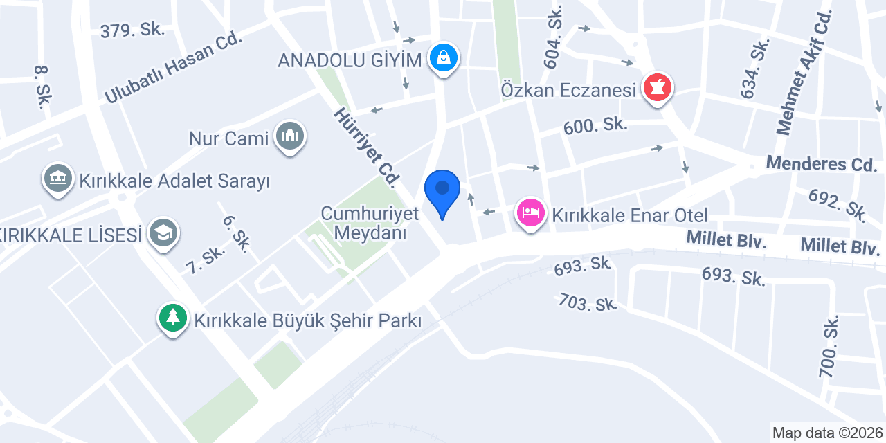 Akbudak Eczanesi konumu