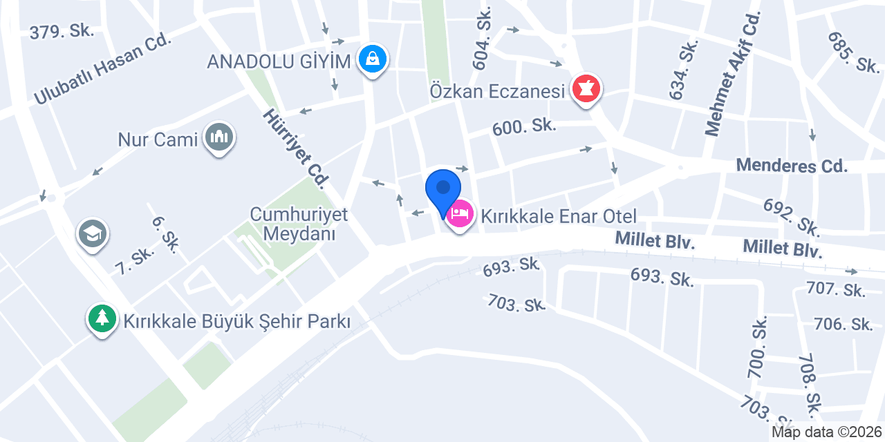 Av.Elif Tuğçe ERBEK konumu