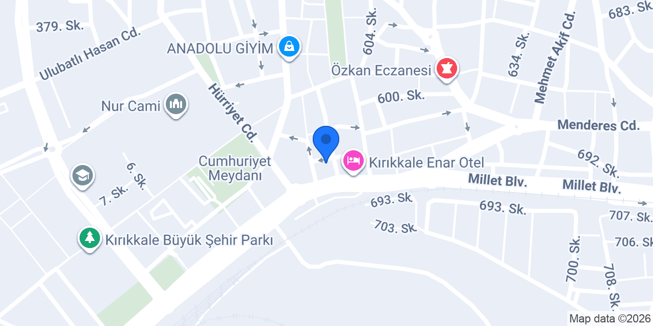 Hakan Güney Tarım Makinaları konumu