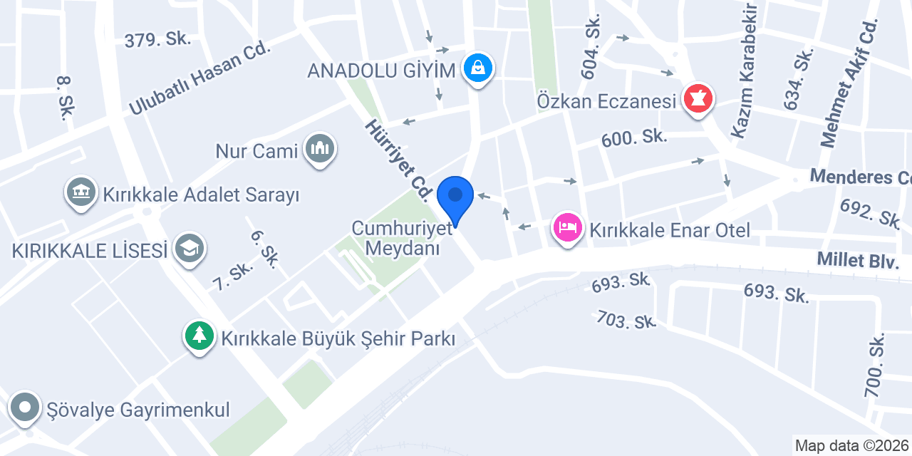 Gülbaba Pasta ve Çikolata konumu