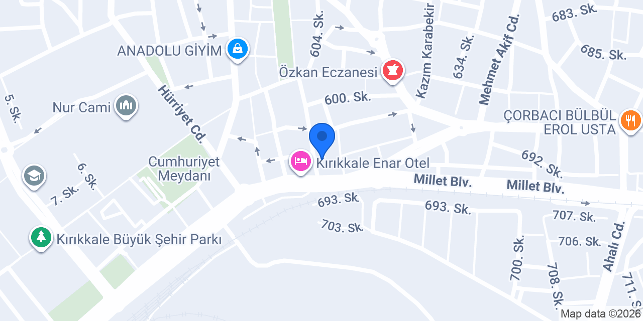 HOCAOĞLU AV BAYİİ konumu
