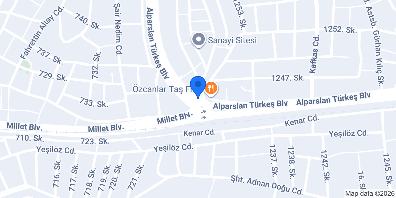 Kırıkkale Sanayi Taksi konumu
