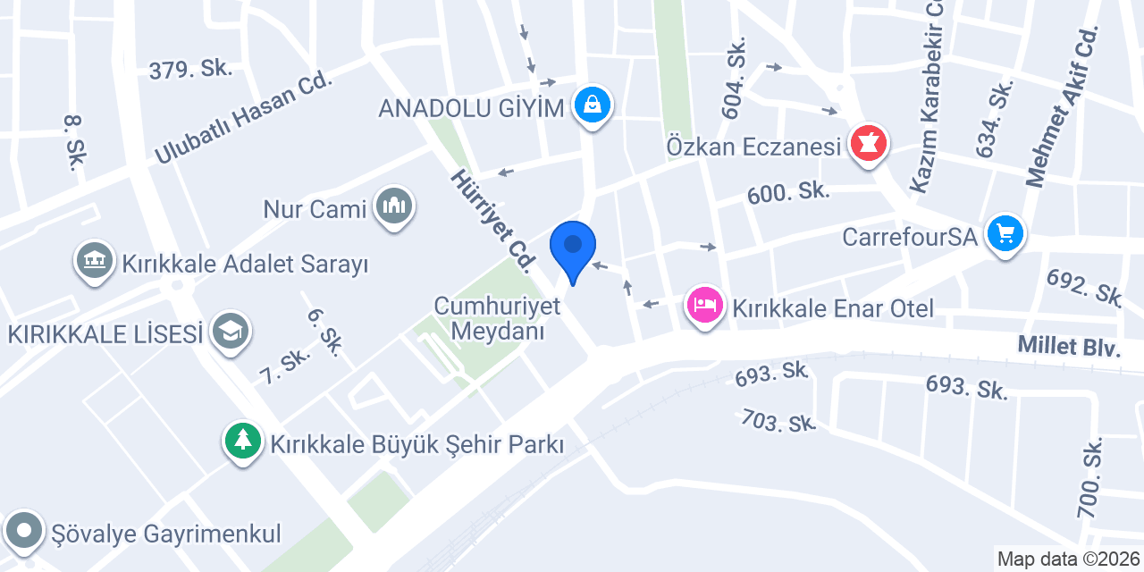 Miraç Gümüş konumu
