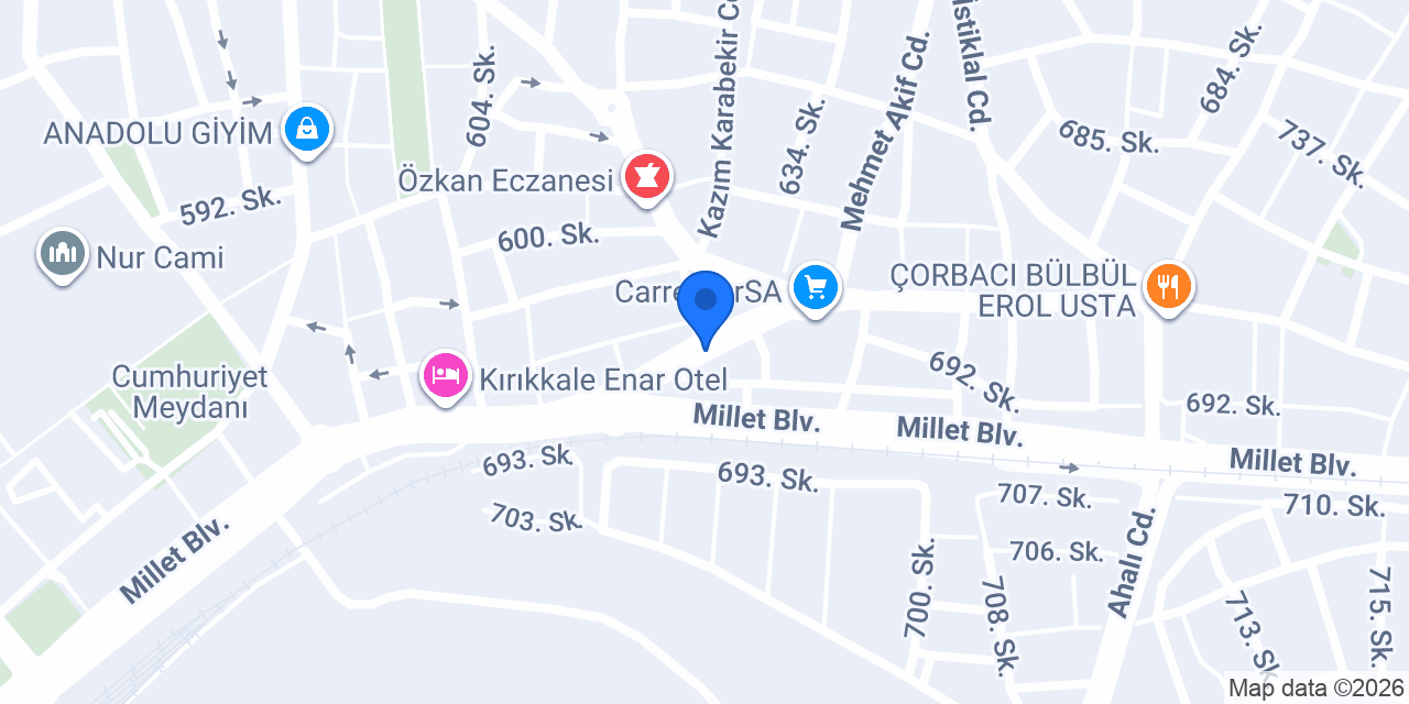 TRMAX SİGORTA KIRIKKALE ŞUBESİ konumu