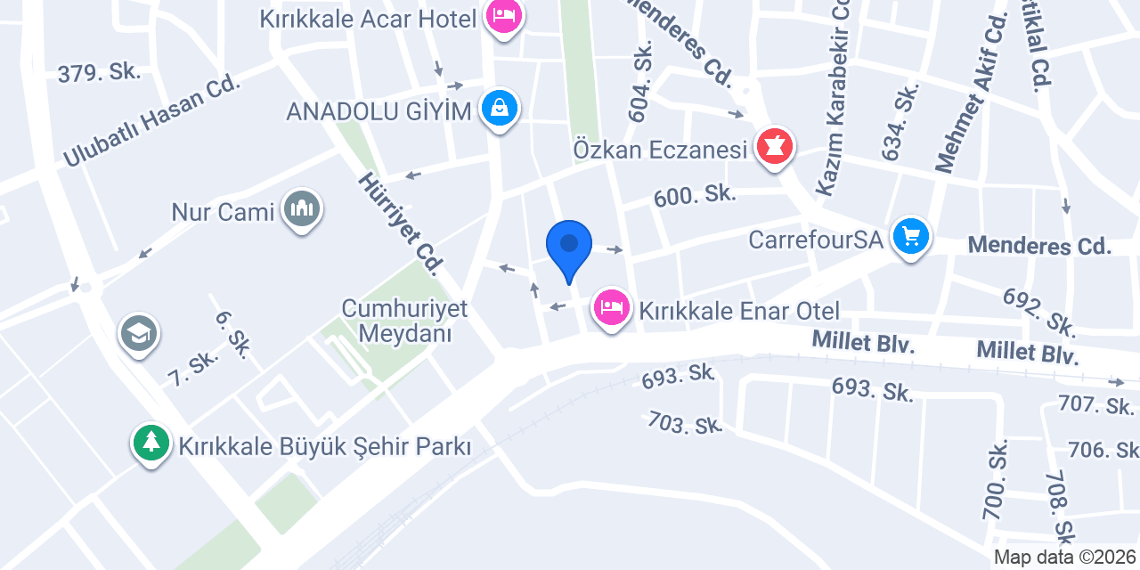 ERTAŞ OTEL konumu