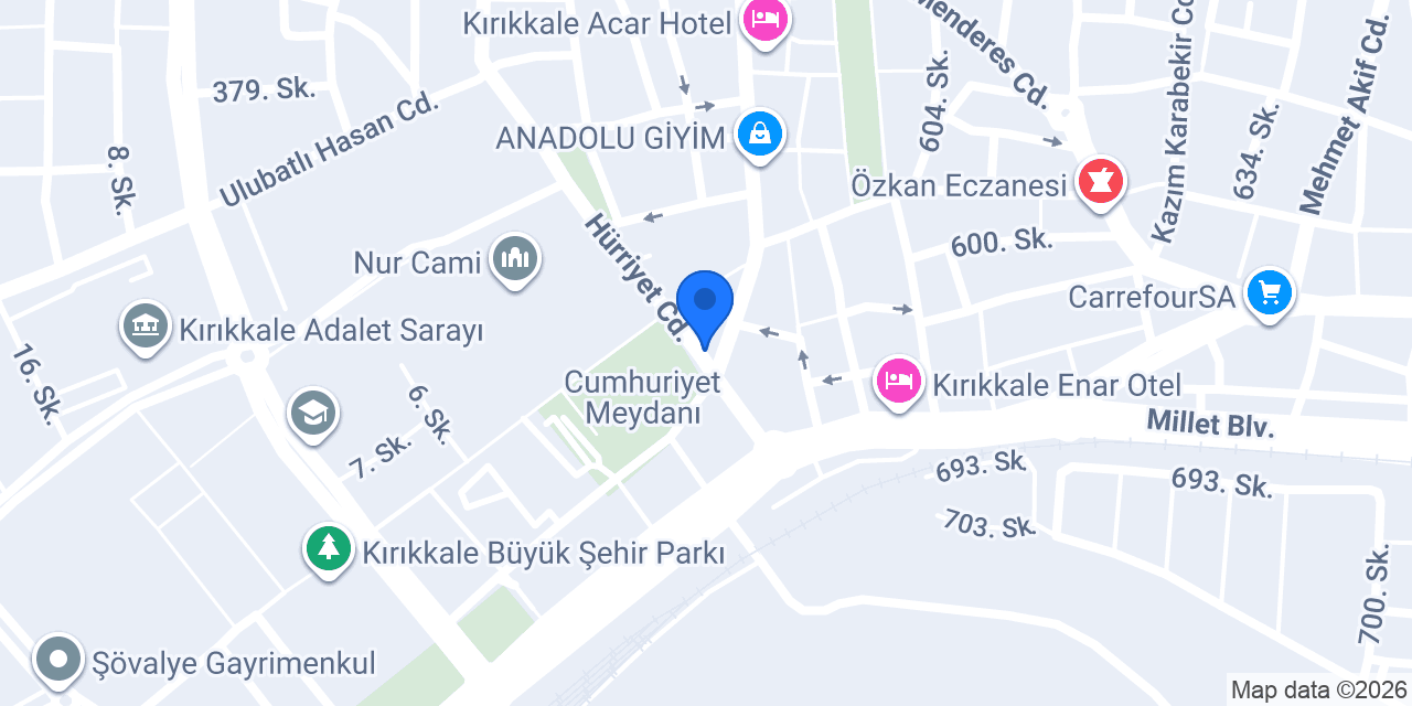 Refref El Sanatları konumu
