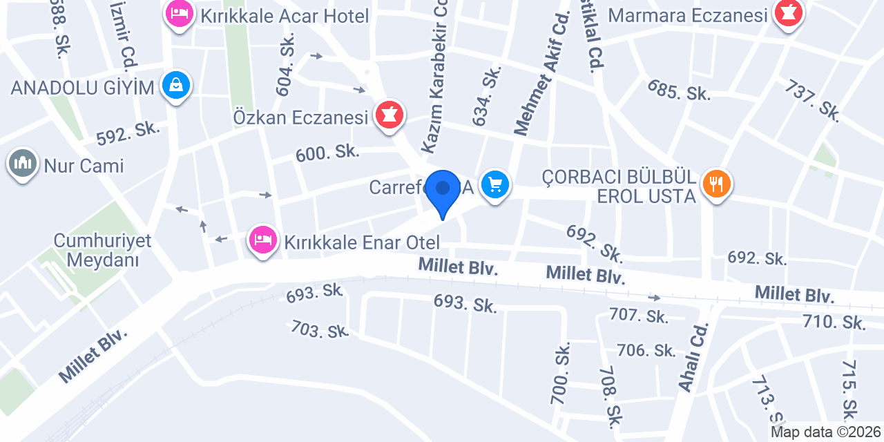Halit Ustanın Yeri konumu