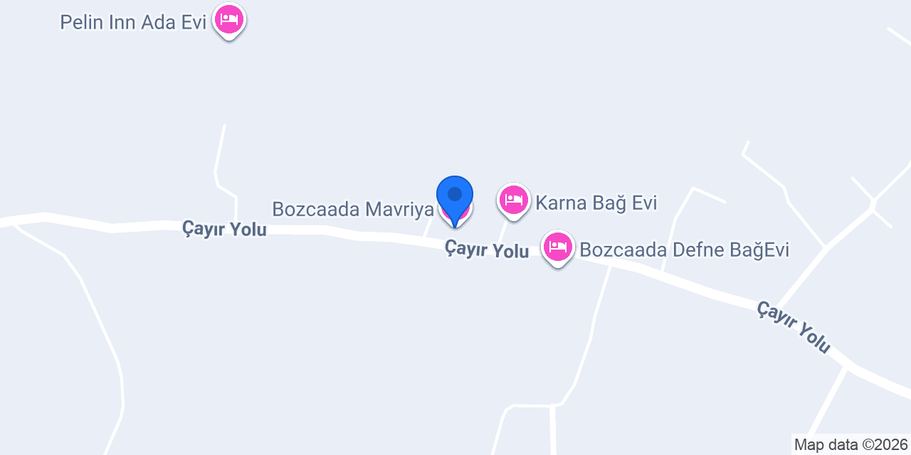 Bozcaada Mavriya konumu