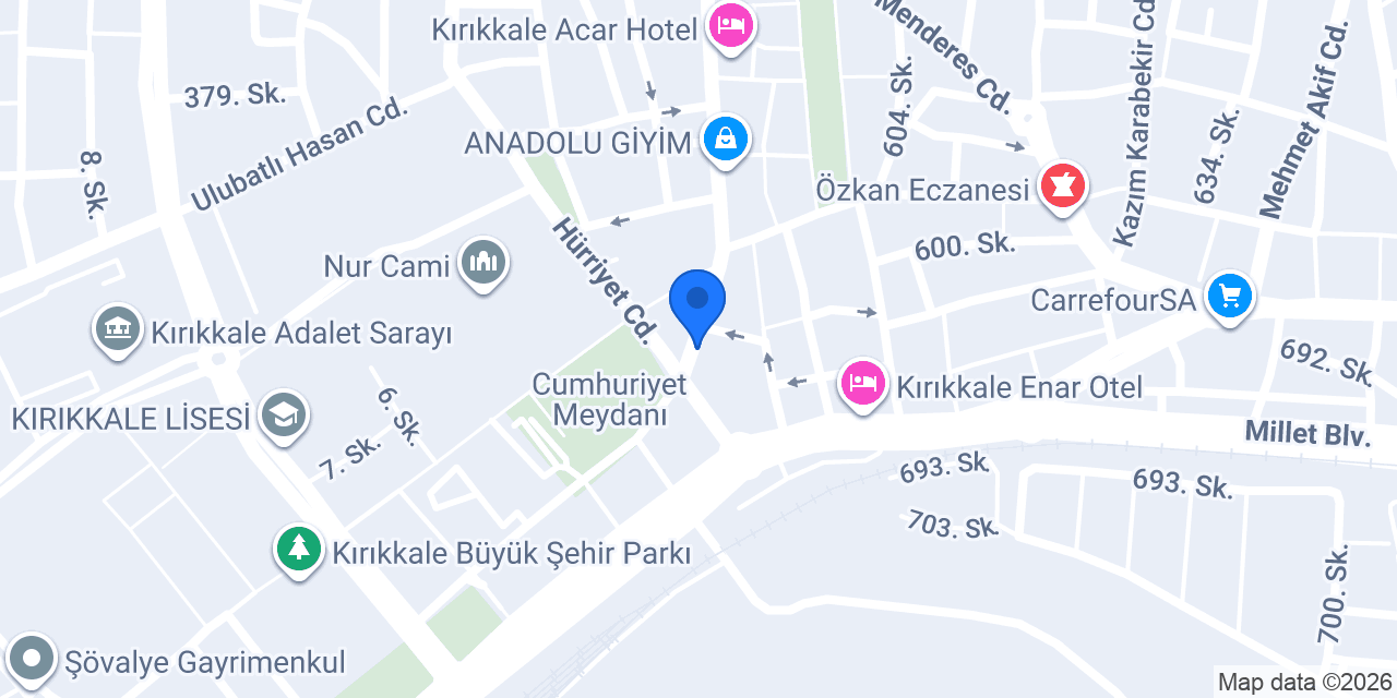 Hakan Şarküteri konumu