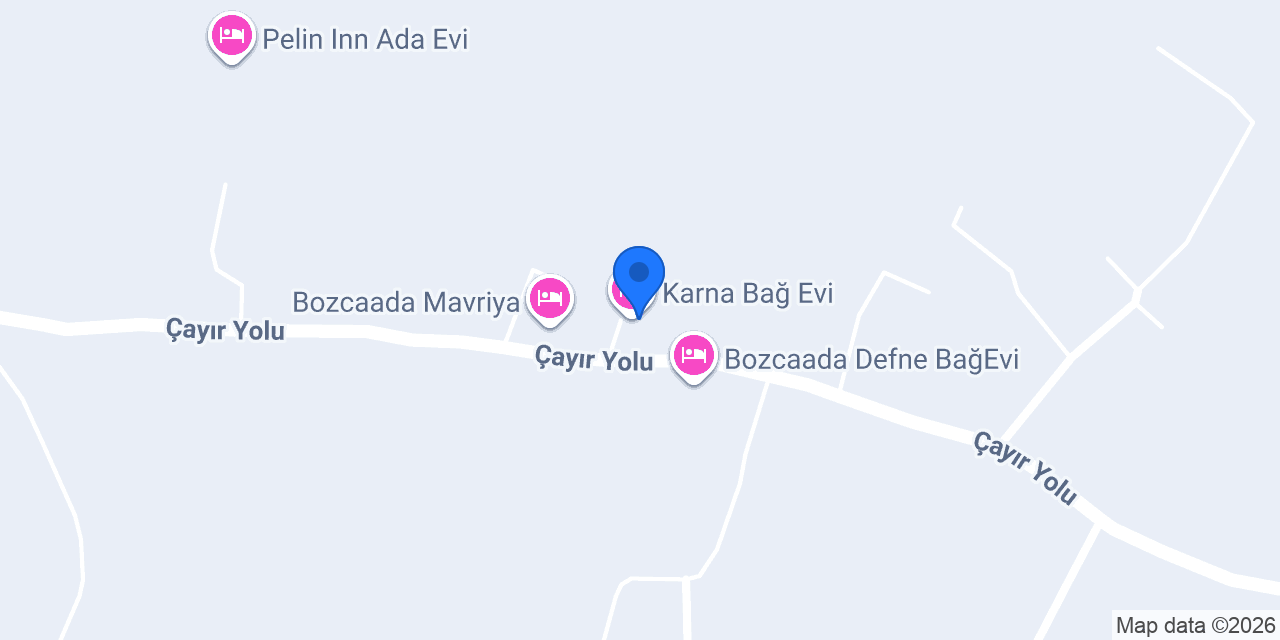 Karna Bağ Evi konumu
