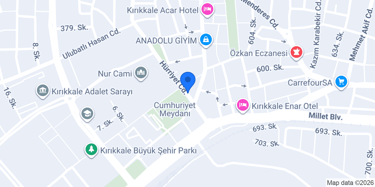 Elit Optik konumu