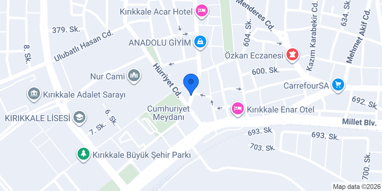 Dr. Celal Açıkgöz konumu