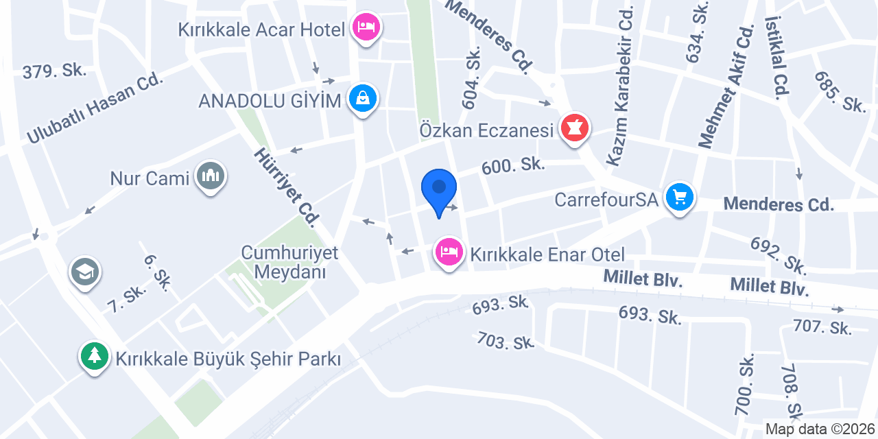 Marshall - Orhan Ticaret konumu