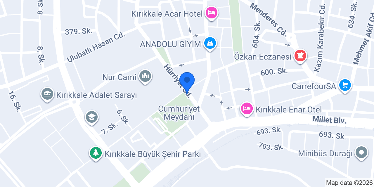 Atapark Taksi konumu