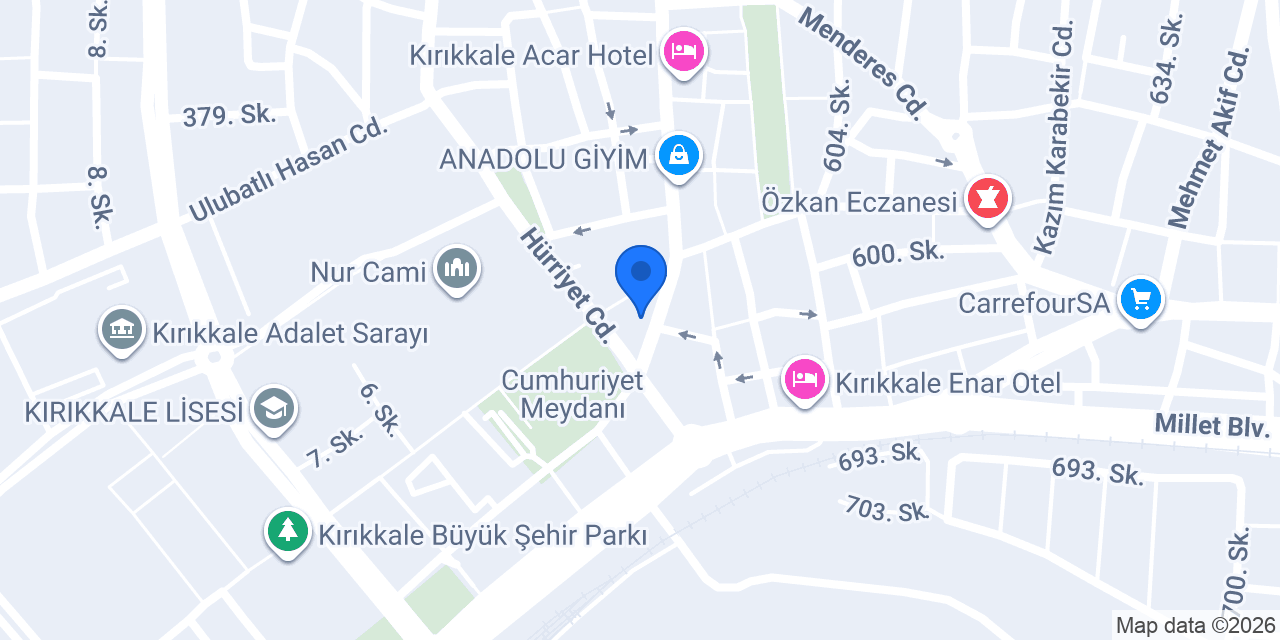 Zümrüt Pastanesi konumu