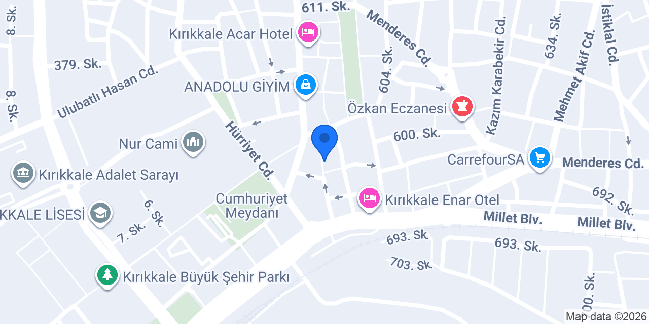 Şifa Eczanesi konumu