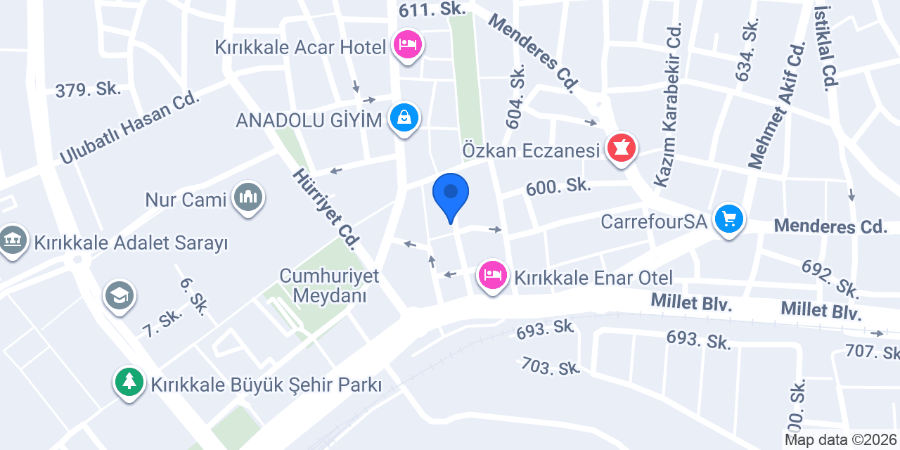 Sigorta Win Kırıkkale Alperen Şubesi konumu