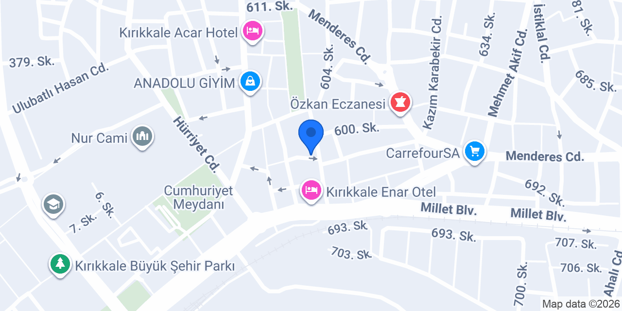 Güryıldız Elektrik konumu