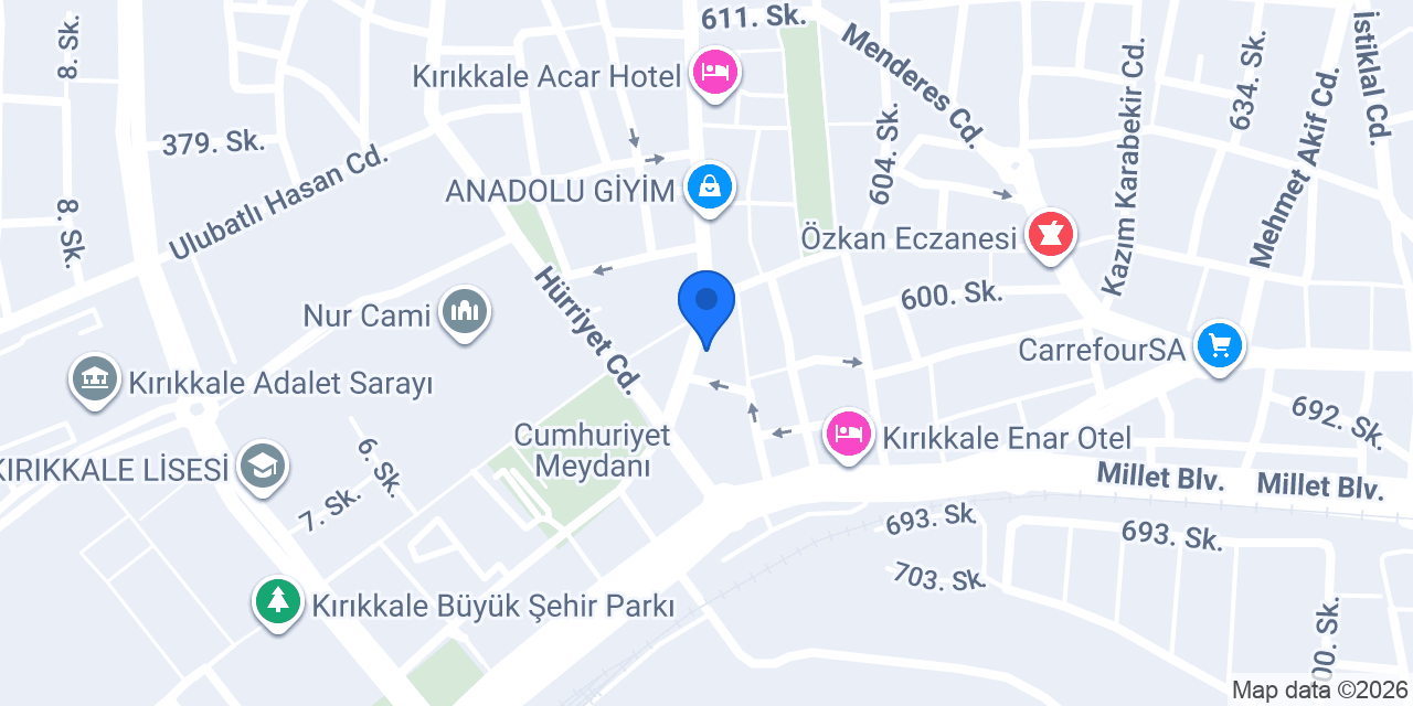 Başkent Eczanesi konumu