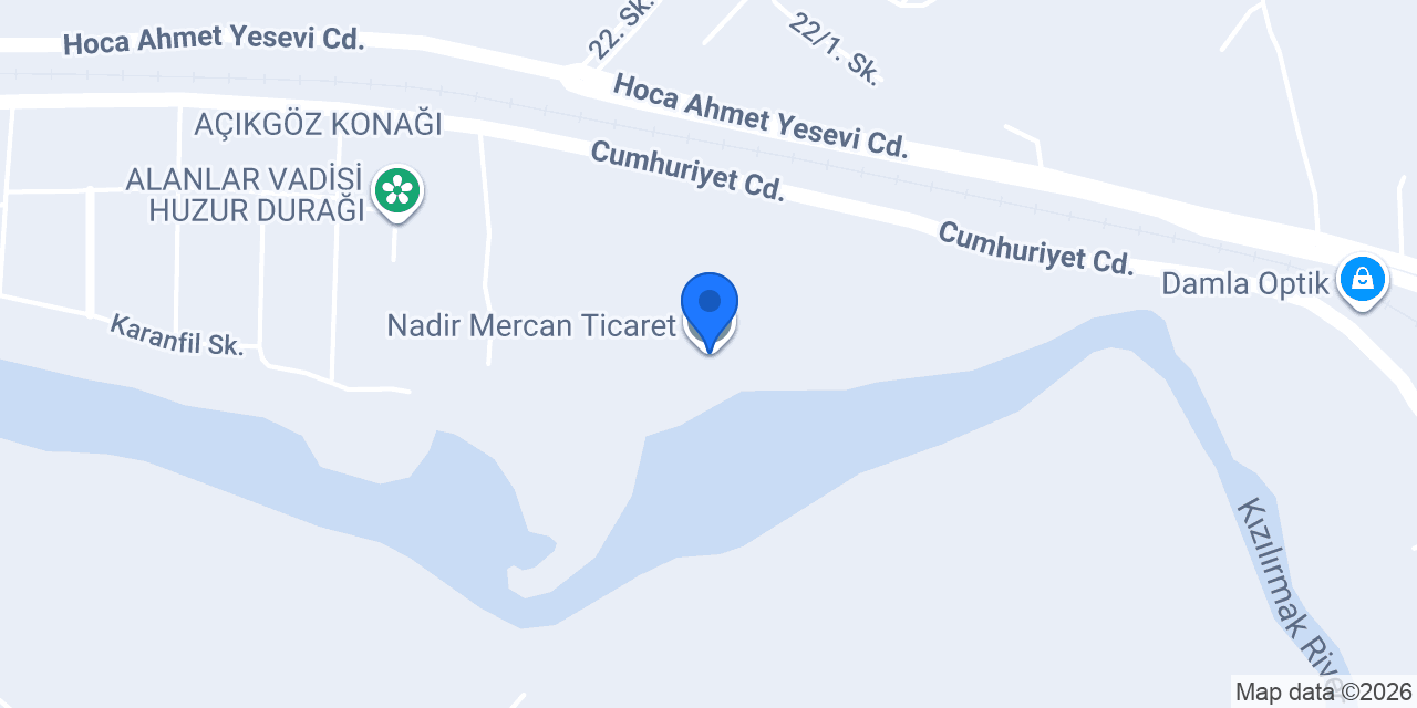Nadir Mercan Ticaret konumu