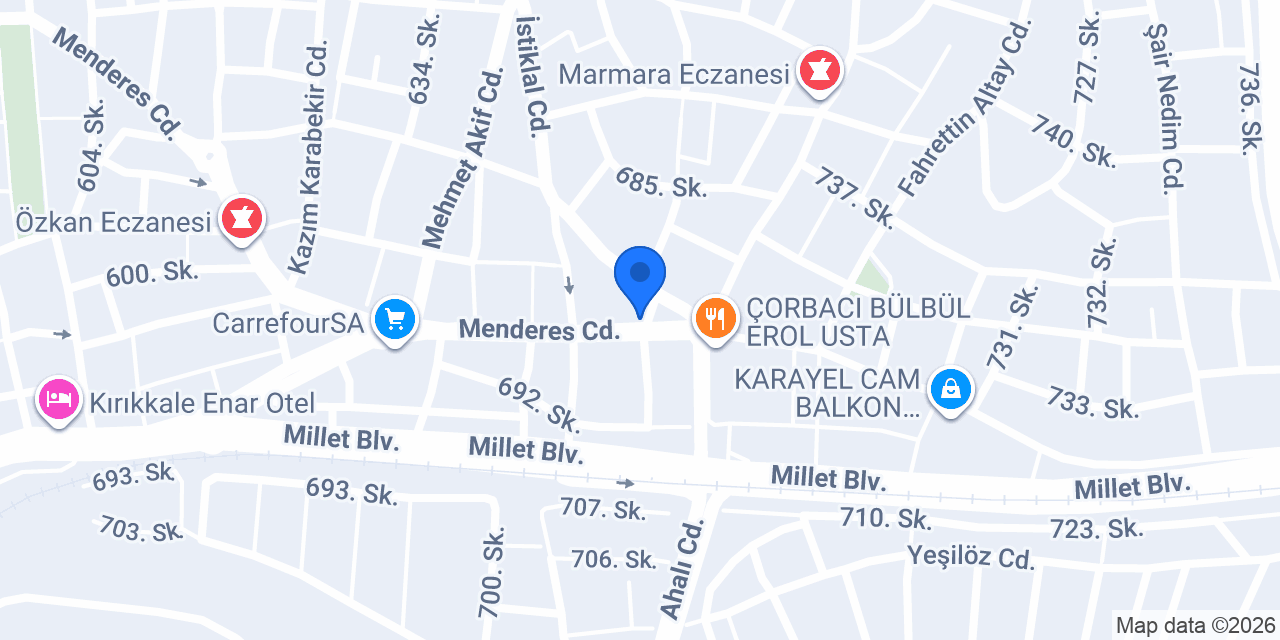 Mobil Taksi konumu