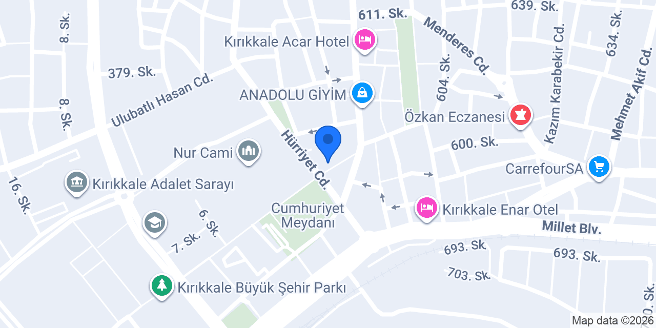 Tükçev Özel Temel Bilim konumu