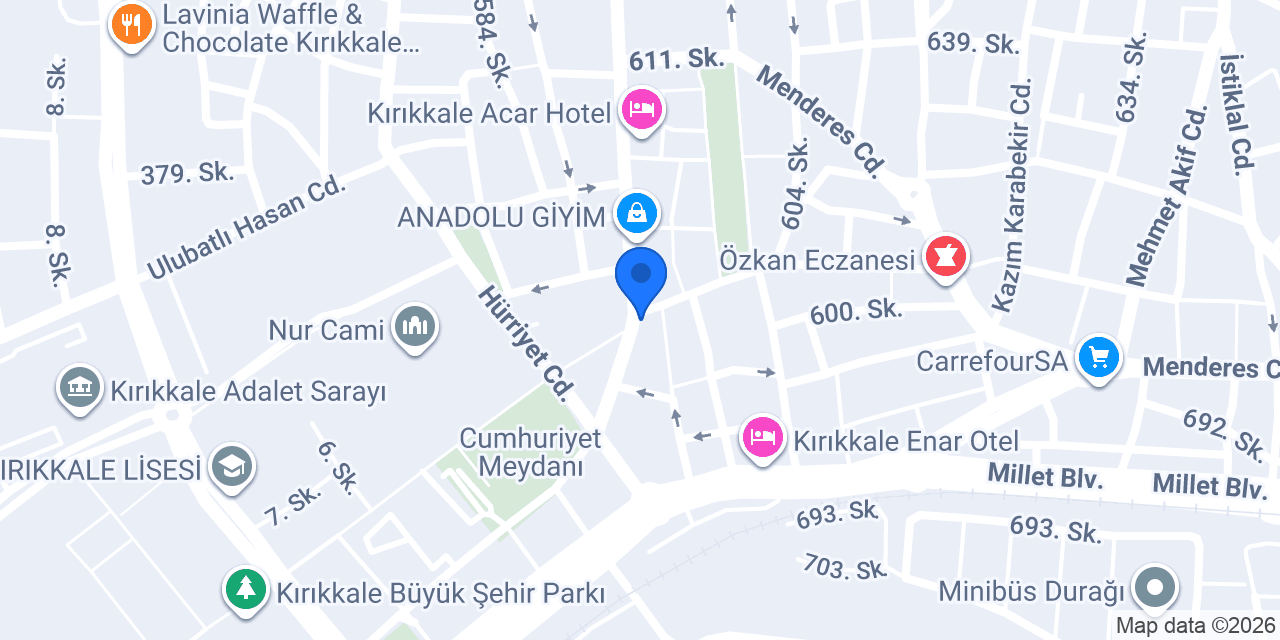 Özsümer Kuyumculuk konumu