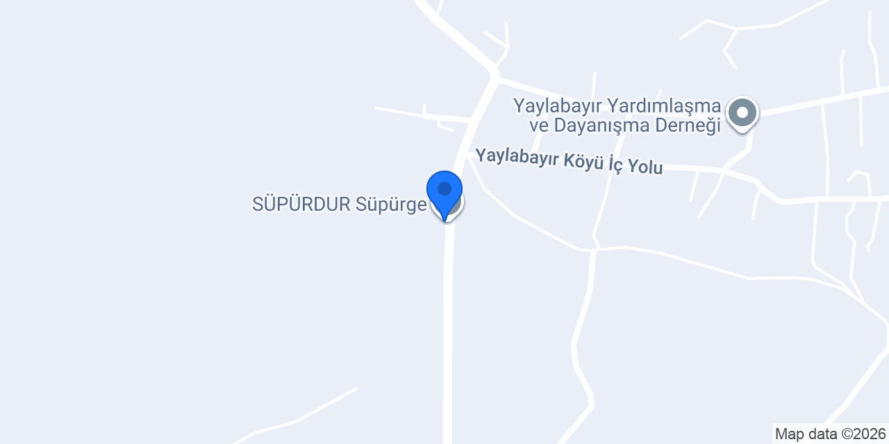 SÜPÜRDUR Süpürge konumu