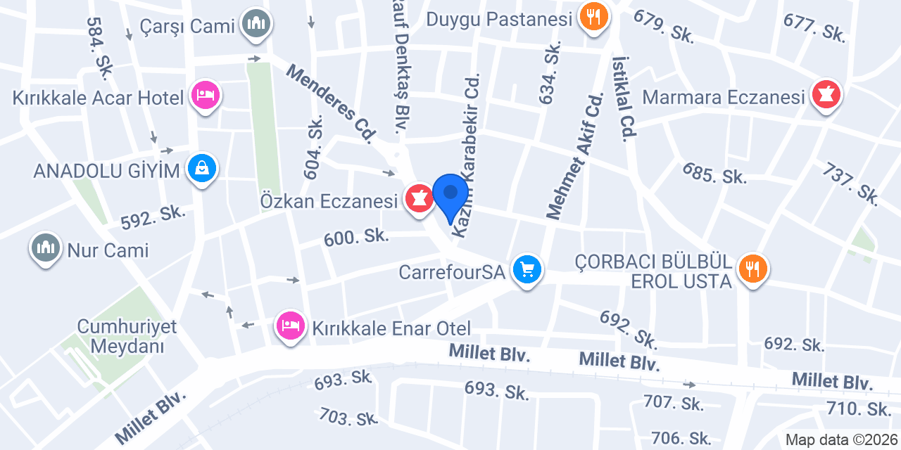 Kapandı konumu