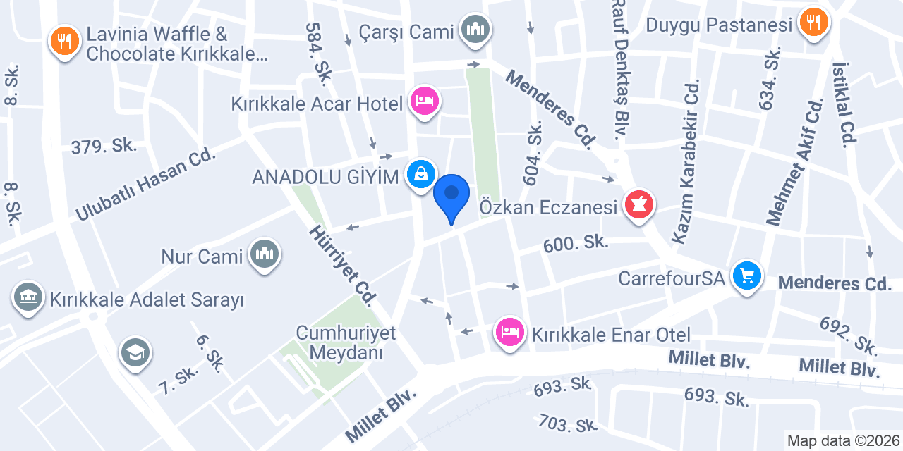 Pınar Sarrafı konumu