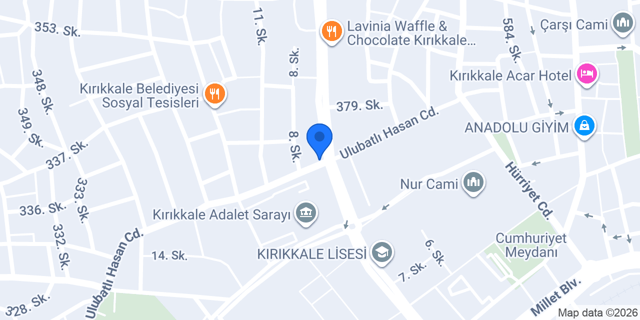 Avukat Uğur Yaşar Uygun konumu