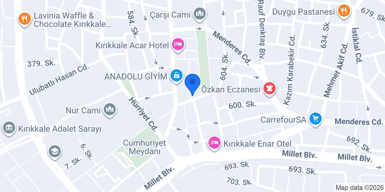 Avukat Aylin Yurdakul konumu