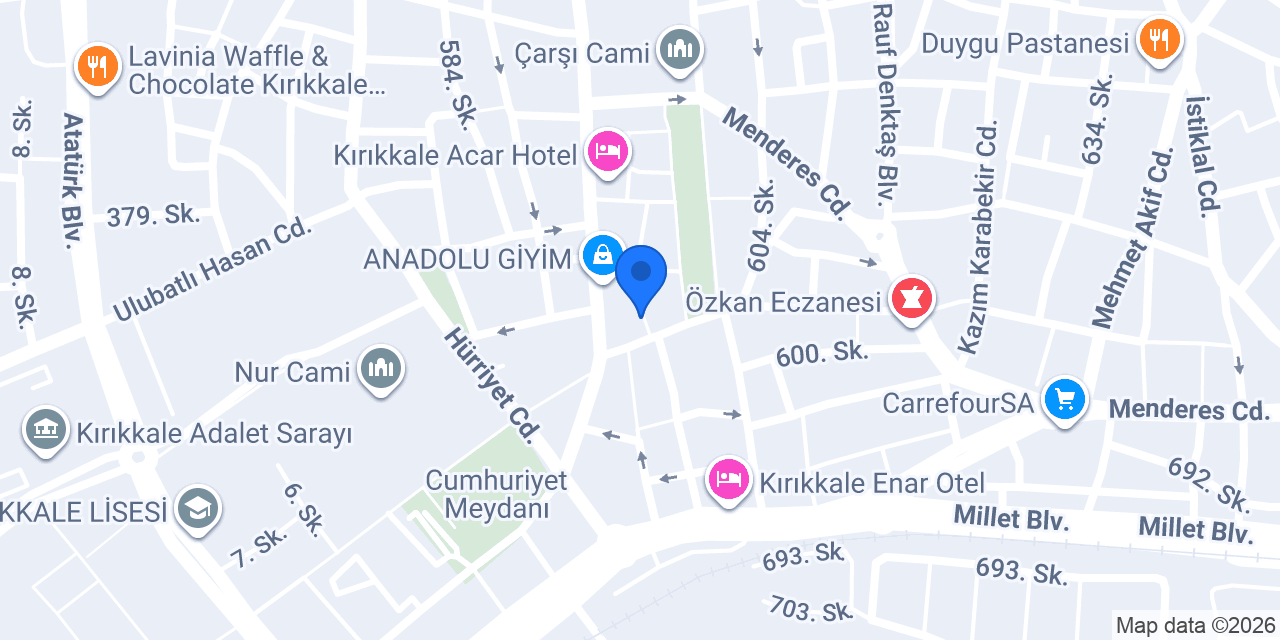 Can Paris Erkek Kuaförü konumu