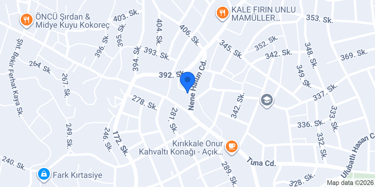 Kübra Kurnaz Studio konumu