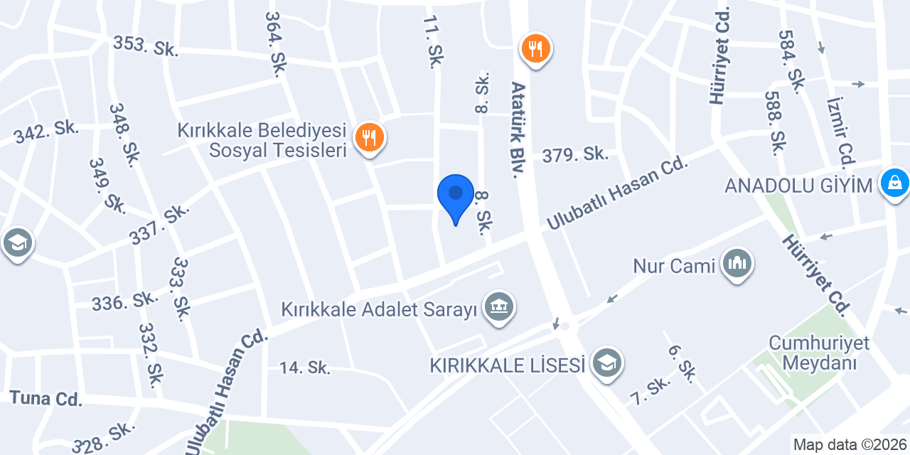 Kırıkkale Rotam Psikoloji konumu