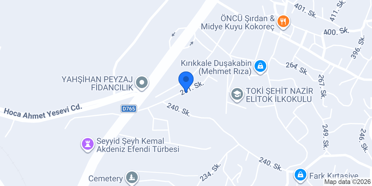 Karagülle Elektrik konumu