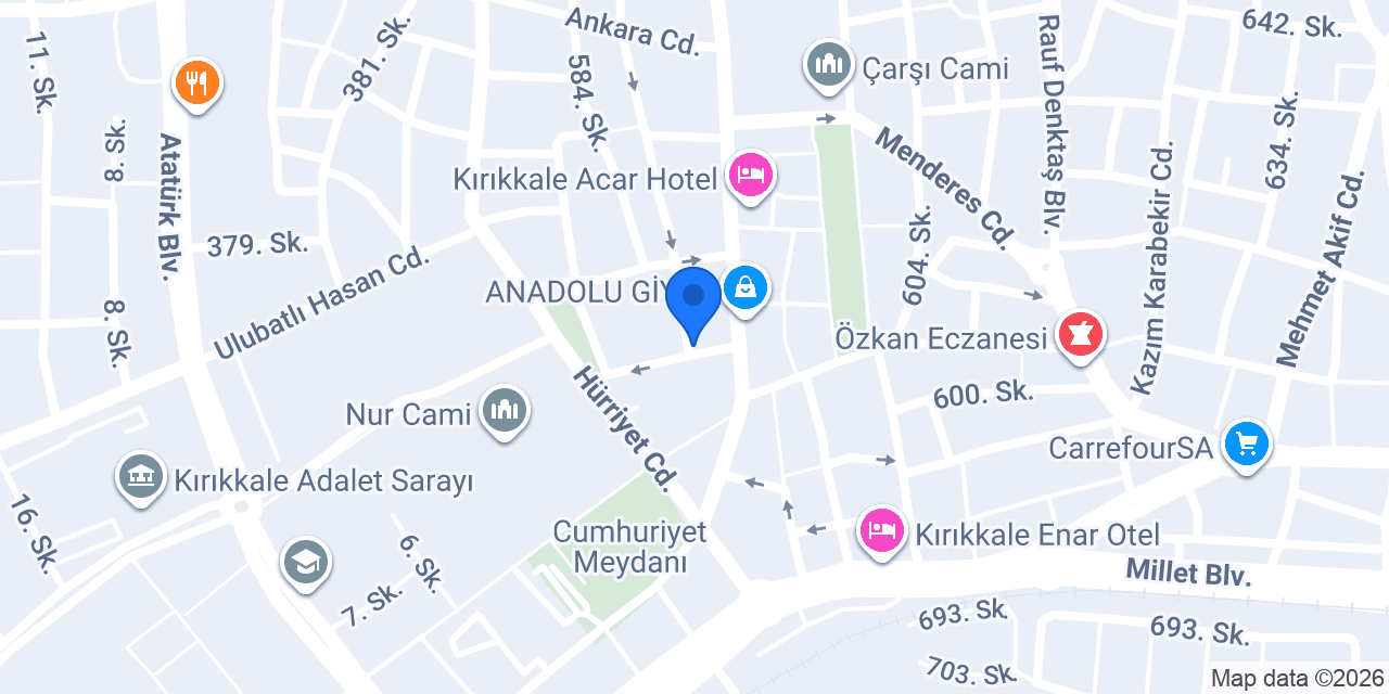 Sahra kuaför kırıkkale konumu