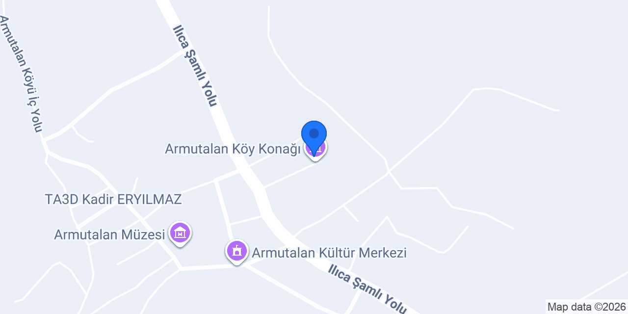 Armutalan Köy Konağı konumu