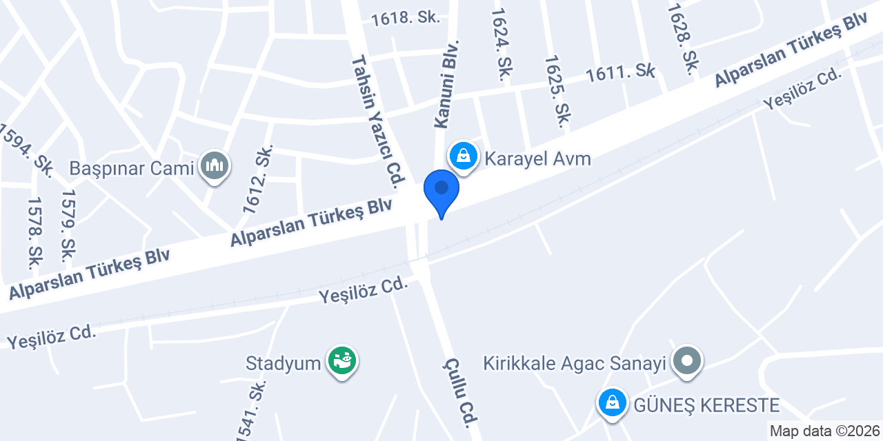 BABACAN OTO LASTİK konumu