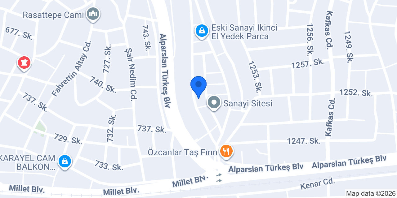 Kırıkkale 3D Baskı ve Tarama konumu