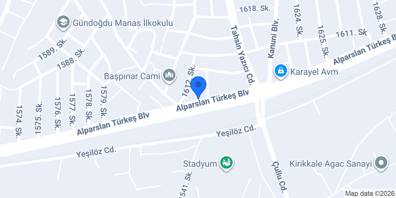 Yeşilyurt Eczanesi konumu