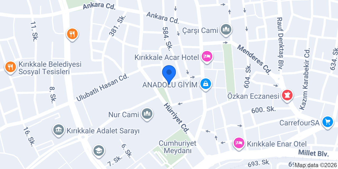 Anka salon konumu